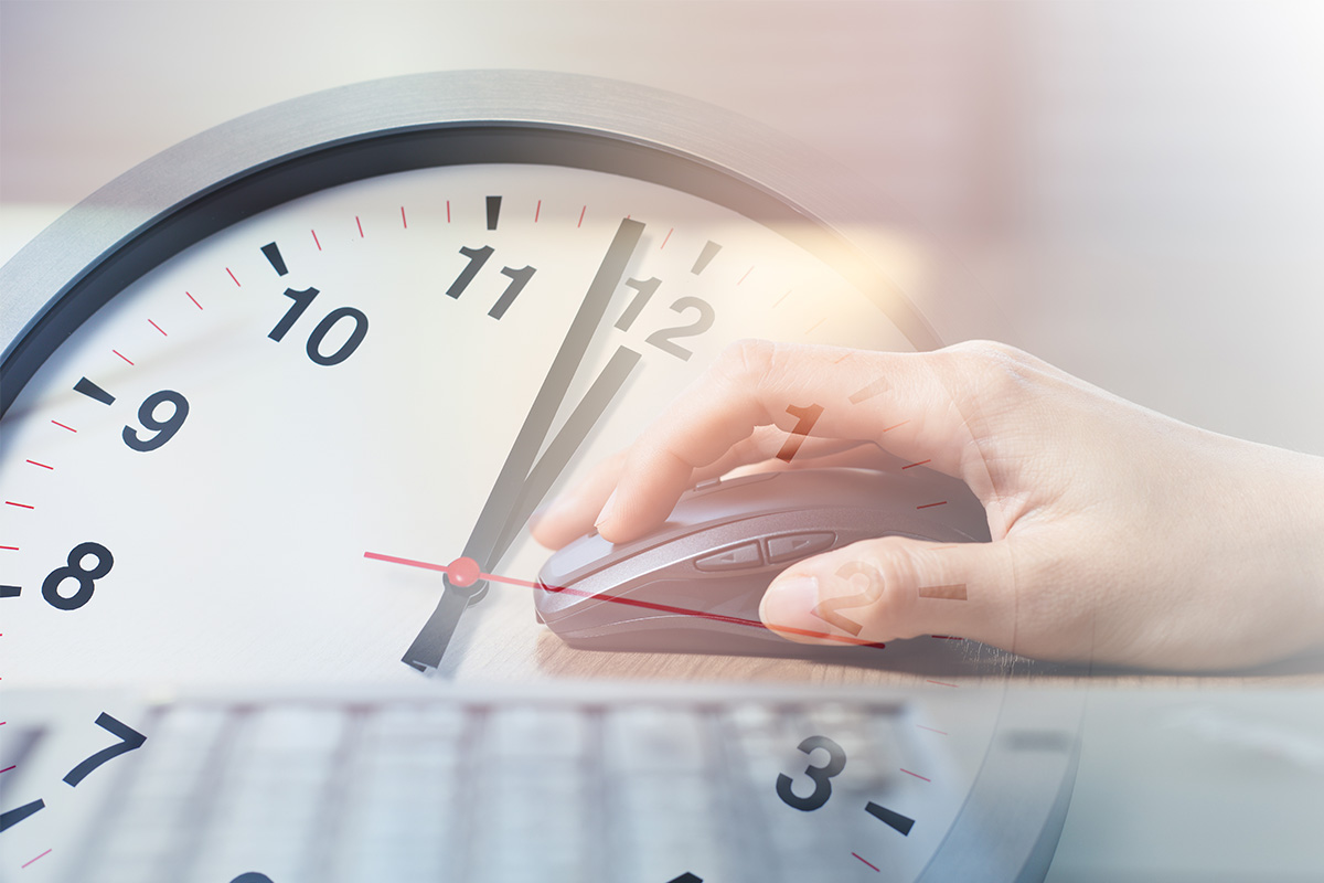 Uhr mit Overlay